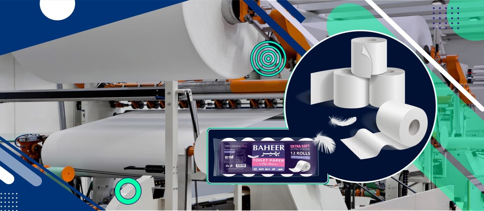 Baheer tissue mill production line